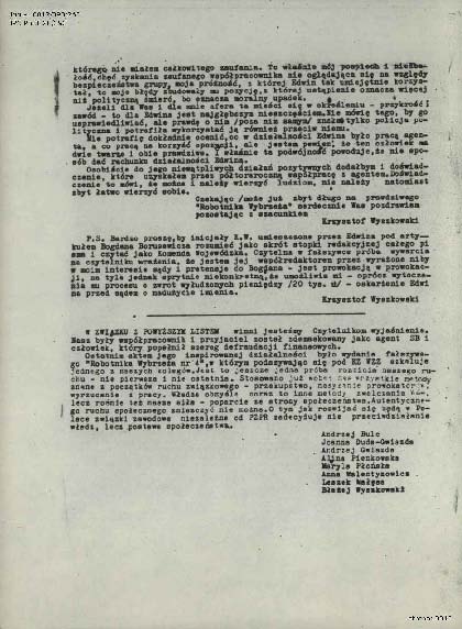 Dodatek do nr 4 Robotnika Wybrzeża, Gdańsk, 9 września 1979 r. str. 2